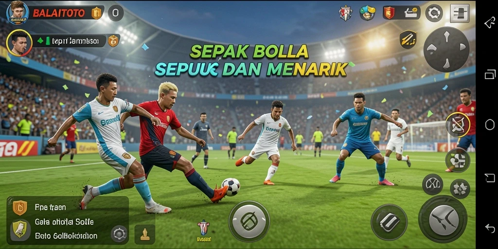 Tampilkan gameplay BALAITOTO dengan aksi menarik di lapangan.