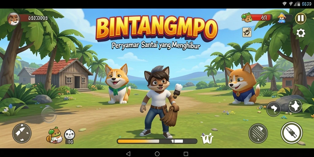 Tampilan menarik dari gameplay BINTANGMPO yang seru.