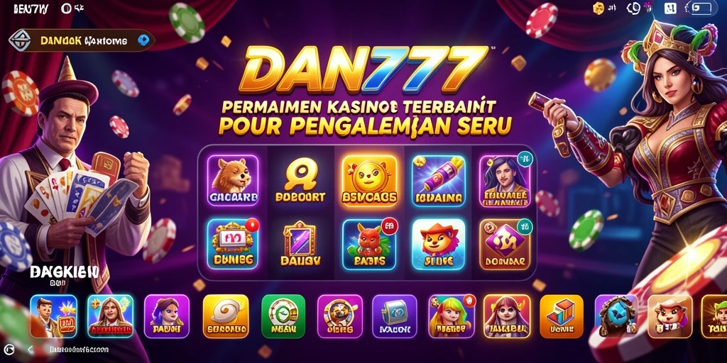 Tampilan menarik dari gameplay Kasino pada DAN777 yang memikat.