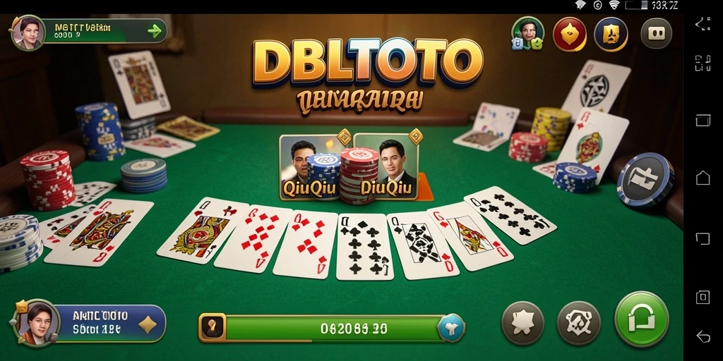 Tampilan gameplay QiuQiu yang seru dan interaktif di DBLTOTO.