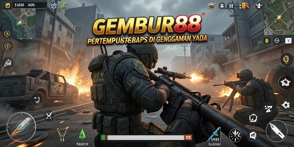 GEMBUR88 menampilkan aksi tembak-menembak yang menegangkan dalam gameplay FPS.