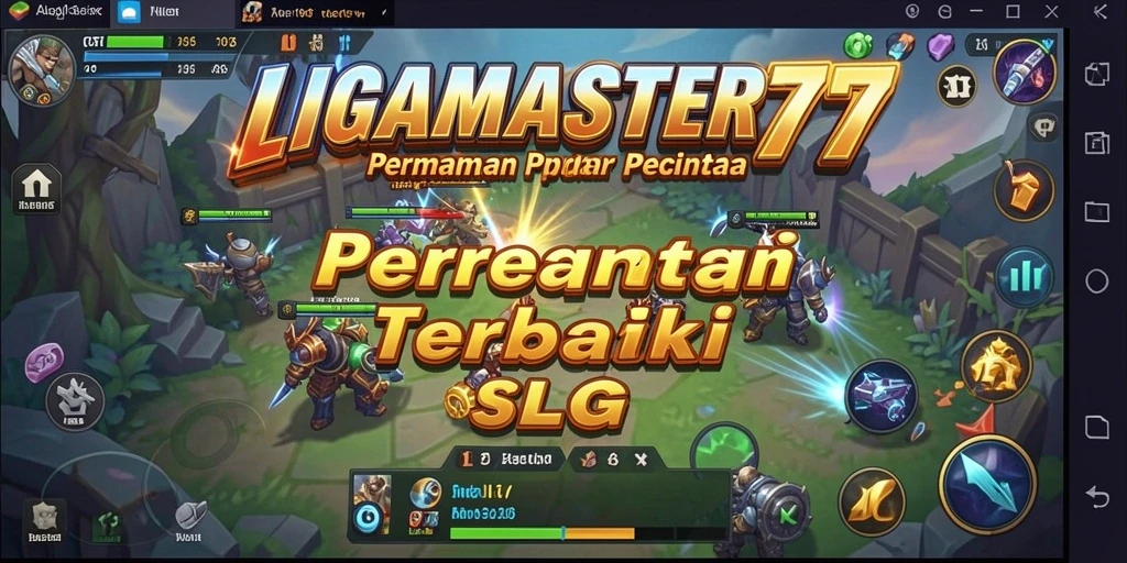 Tampilan menarik dari gameplay LIGAMASTER77 yang penuh aksi strategis.