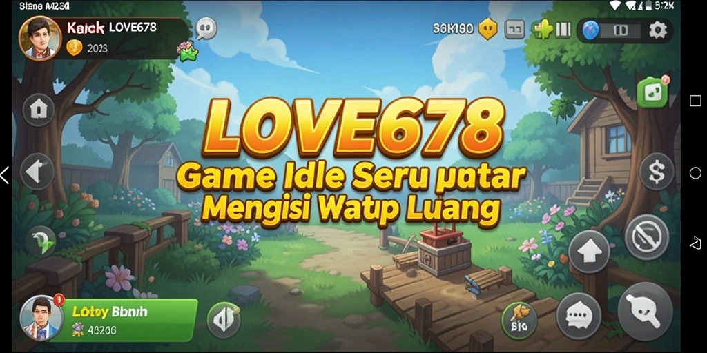 Tampilan gameplay Idle yang menarik di LOVE678.