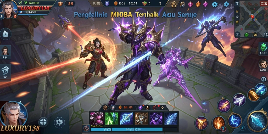 Gameplay menarik dari LUXURY138 dalam pertempuran tim yang intens.