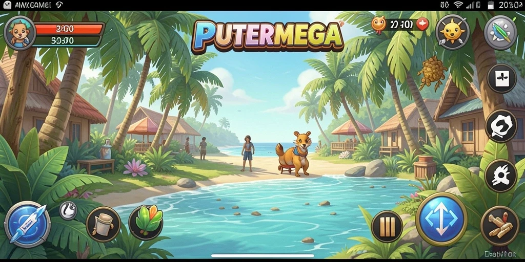Screenshot utama <strong>PUTERMEGA</strong> menunjukkan keseruan gameplay yang menyenangkan.