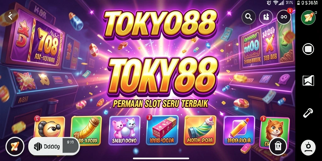 Tampilan menarik dari gameplay slot di TOKYO88.